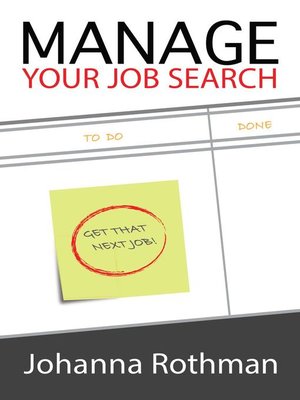 cover image of Manage Your Job Search